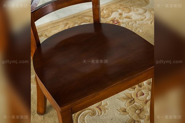 别墅豪宅家具品牌水多视频直播好实木美式餐椅全实木餐椅