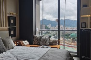 深圳龙华盛荟城郎悦坊项目现代极简商务公寓样板房家具案例完工实景！